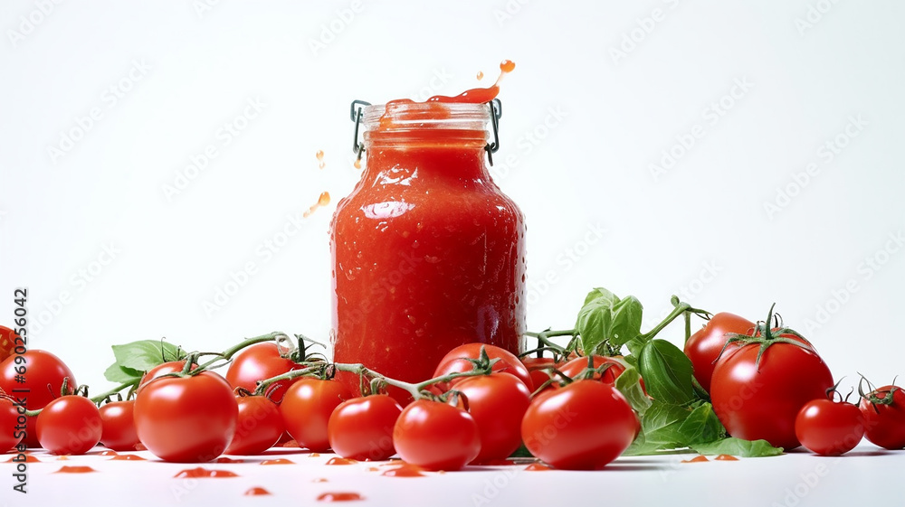 Tomato sauce is made from good tomatoes. It has a delicious, rich