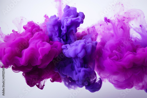 Intriguing Violet Smoke Splash