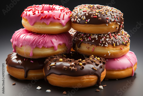 Sugar Rush: Towering Donuts Up Close