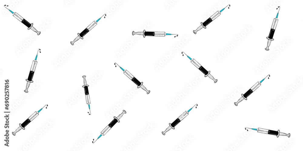 vector background of syringe 
