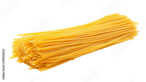 spaghetti pasta bunch isolated on transparent background photo
