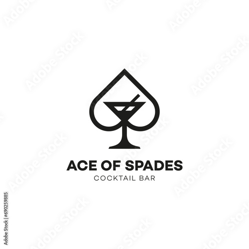 Cocktail bar logo