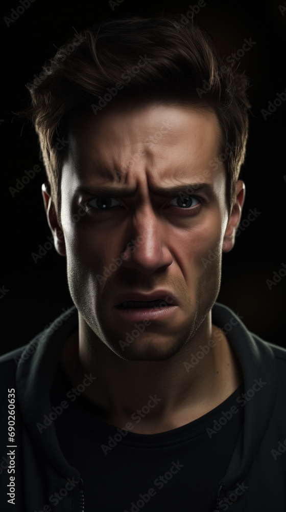 handsome man who is very disgusted handsome man who is very disgusted