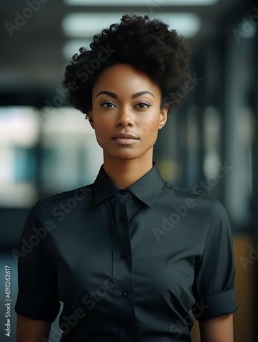 Black african american woman portrait, beautiful cute girl wallpaper background