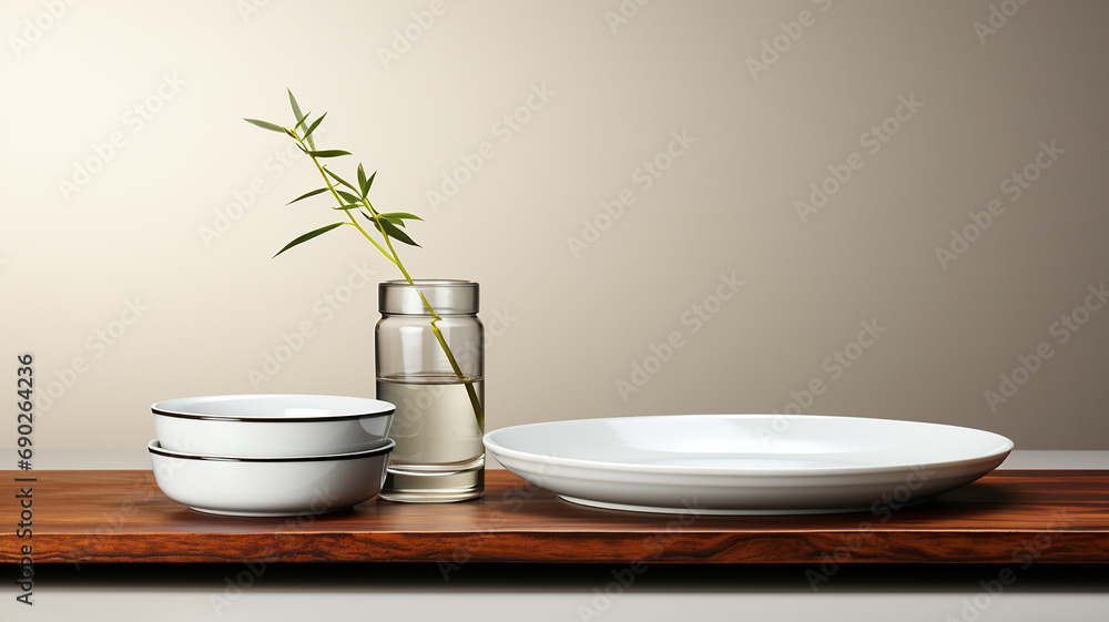 3d photo of a wine and flowers with diner sat wallpaper made with generative AI 3d photo of a wine and flowers with diner sat wallpaper made with generative AI