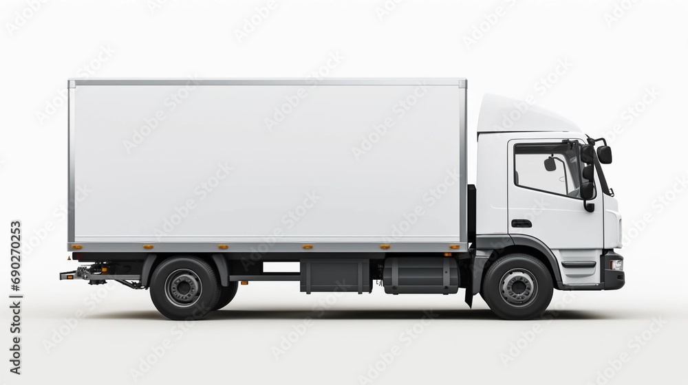 copy space, stockphoto,white delivery truck side view cargo truck advertising. Side view of a big white truck with an even light background. Copy space available. Template for transportation company. copy space, stockphoto,white delivery truck side view cargo truck advertising. Side view of a big white truck with an even light background. Copy space available. Template for transportation company.