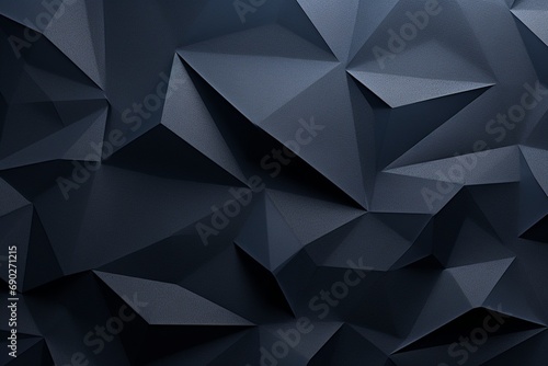 Abstract Black Background with Triangular Shapes