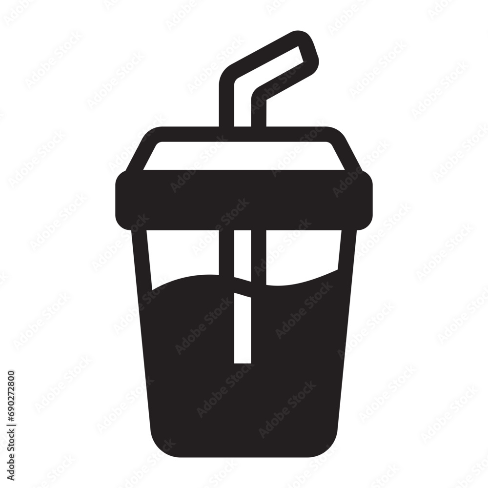 soda glyph icon soda glyph icon