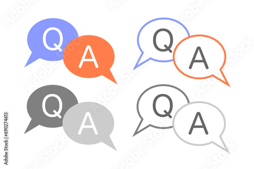 Q and A イラスト