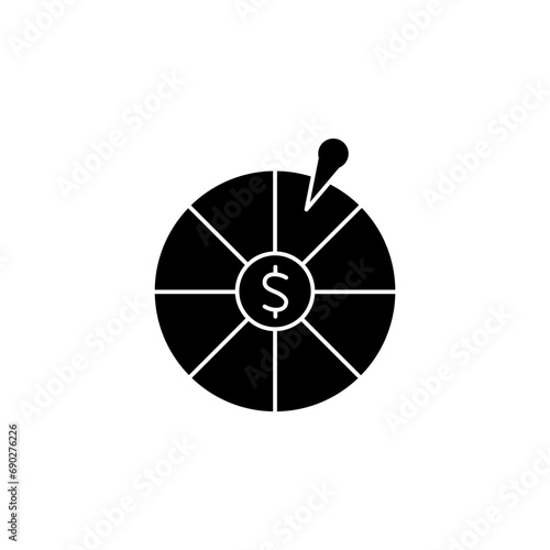 win money concept line icon. Simple element illustration. win money concept outline symbol design.