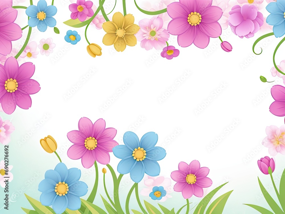 Abstract spring flower backdrop image in free vector format Abstract spring flower backdrop image in free vector format