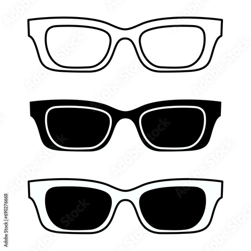 Glasses Icon For Logo And More