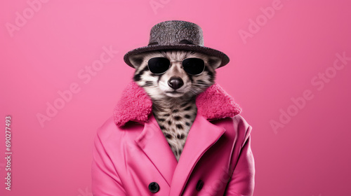 Outlaw Animals: Creative Concept of Animals in Criminal Fashion for Advertisement © The_AI_Revolution