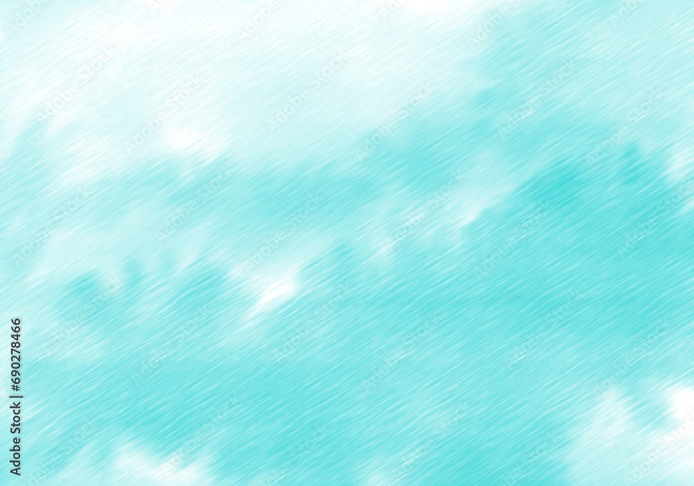 Blurred cyan watercolor background