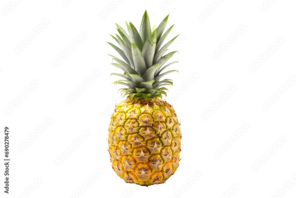 Fresh Pineapple Fruit Isolated on Transparent, PNG Fresh Pineapple Fruit Isolated on Transparent, PNG
