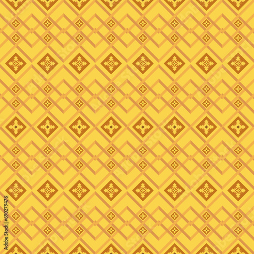 seamless pattern with golden ornament