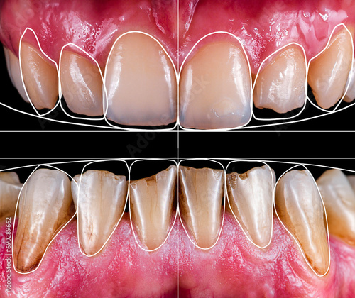 teeth digital modeling before starting dental treatment