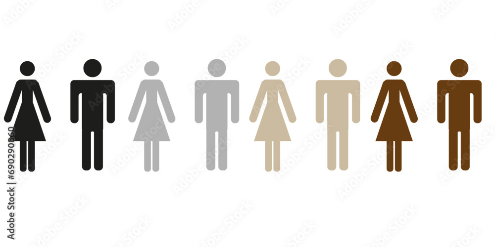 group of people silhouettes 