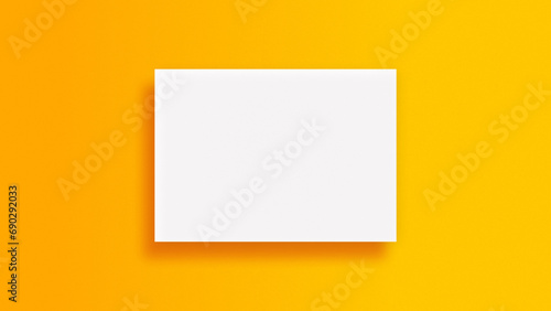 Business card or thank you card mockup