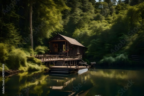 house on the lake