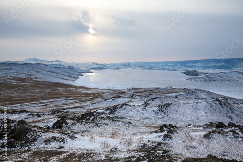 Lake Baikal in winter