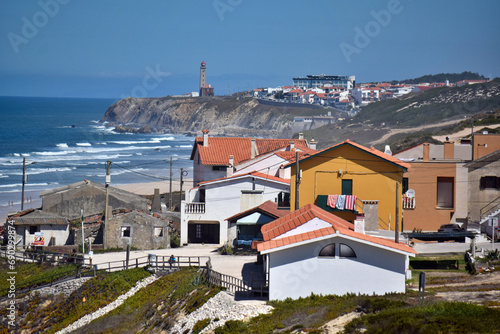 Beach povoation in Pedra do Ouro, Leiria