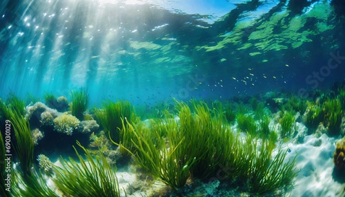 underwater world in the forest