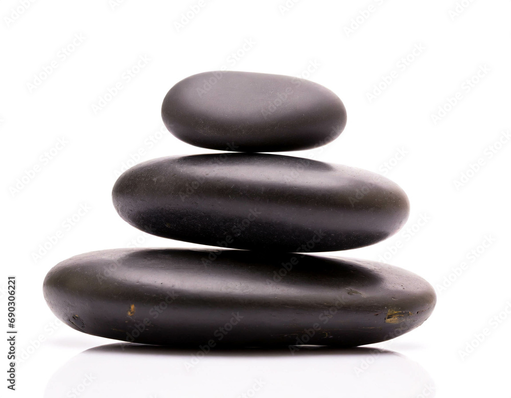 spa zen stones isolated on white background, cut out spa zen stones isolated on white background, cut out