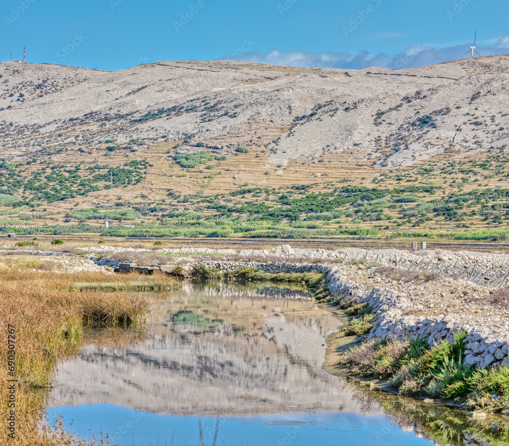 Tranquil Landscape on Pag Island