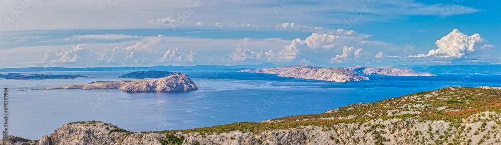 Goli Otok Island In Velebit Channel, Croatia