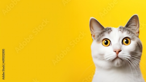 cats on a colored background