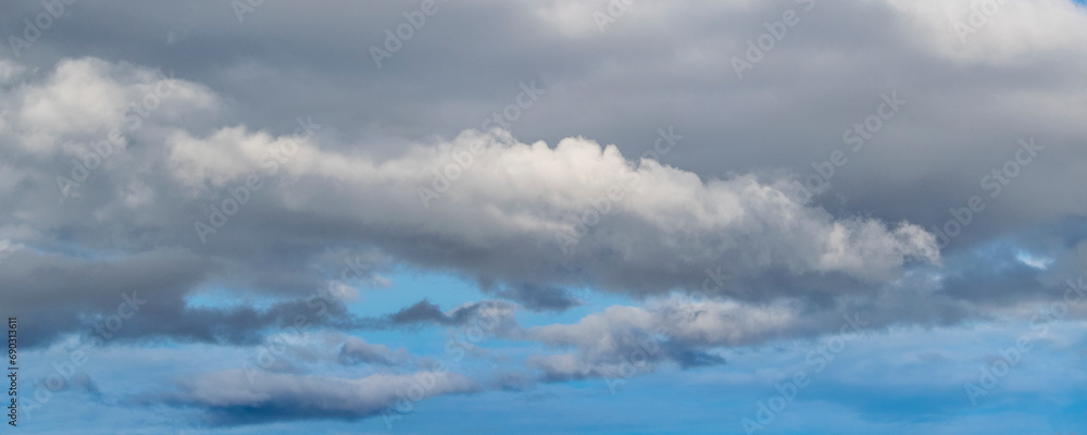 Obraz premium Cumulus cloudscape background