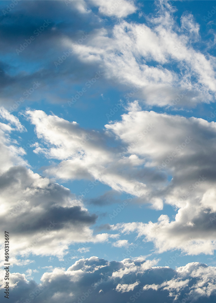 Obraz premium Cumulus cloudscape background