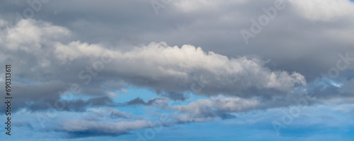 Cumulus cloudscape background