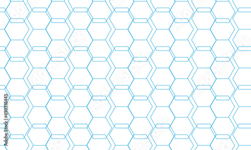 blue hexagon background