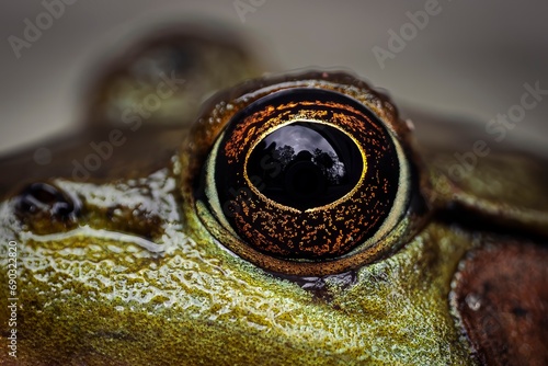 close up of a frog