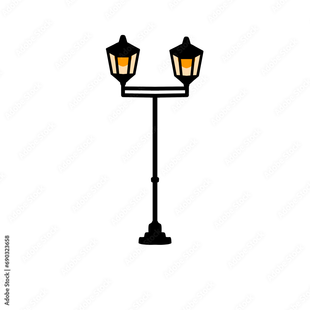 Garden lamp. Street lights