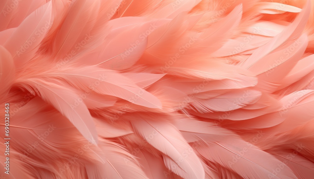 peach pastel feathers,soft light texture high-angle view , 2024 color of the year peach pastel feathers,soft light texture high-angle view , 2024 color of the year