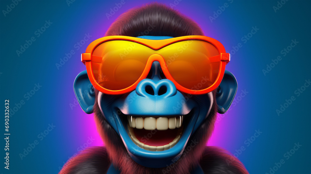 monkey icon background