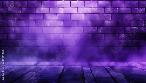 Neon purple wall