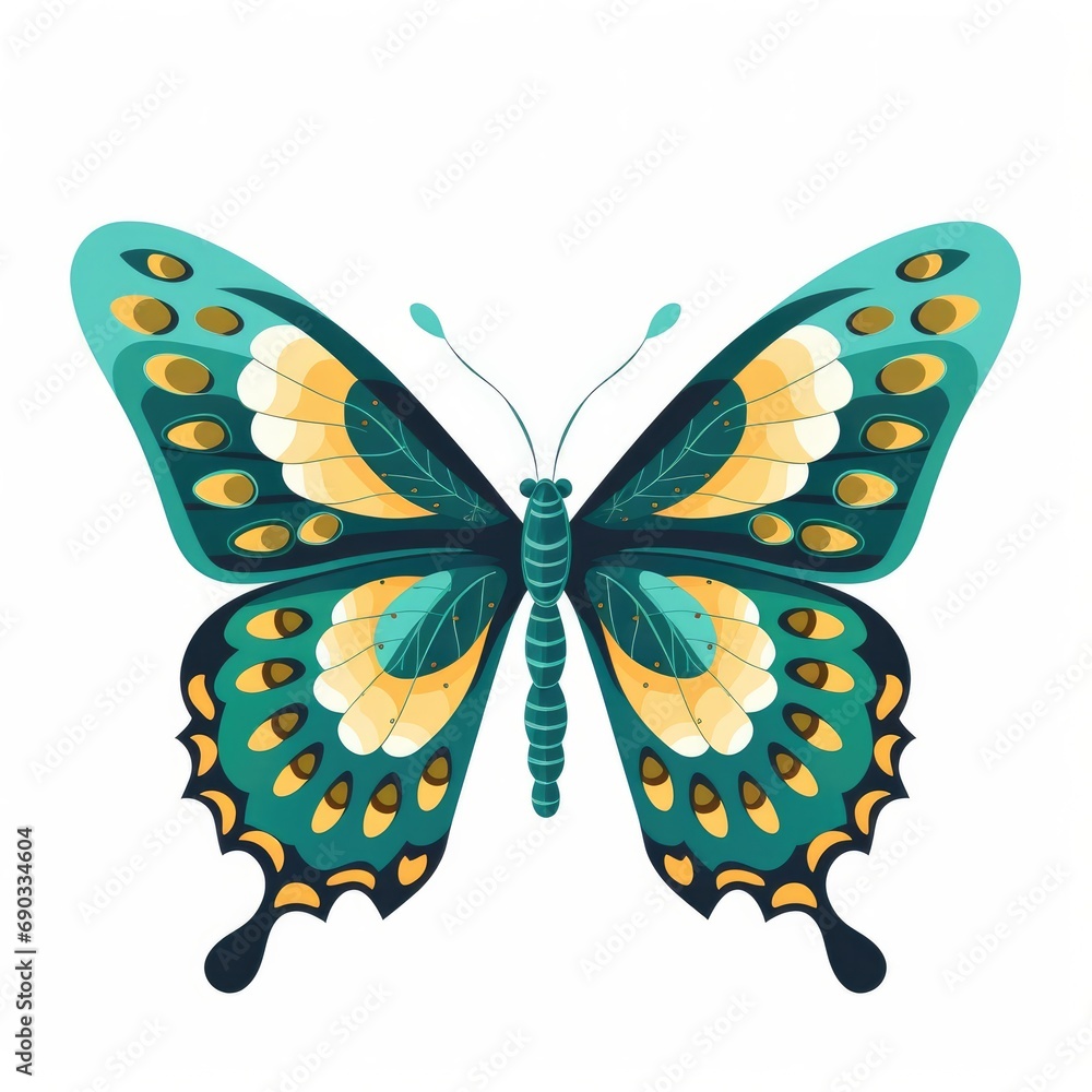 A beautiful butterfly illustration design A beautiful butterfly illustration design