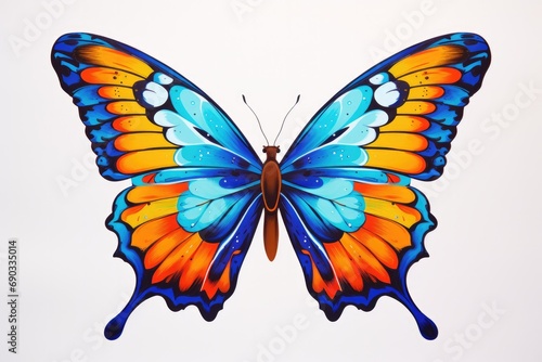 A beautiful butterfly illustration design