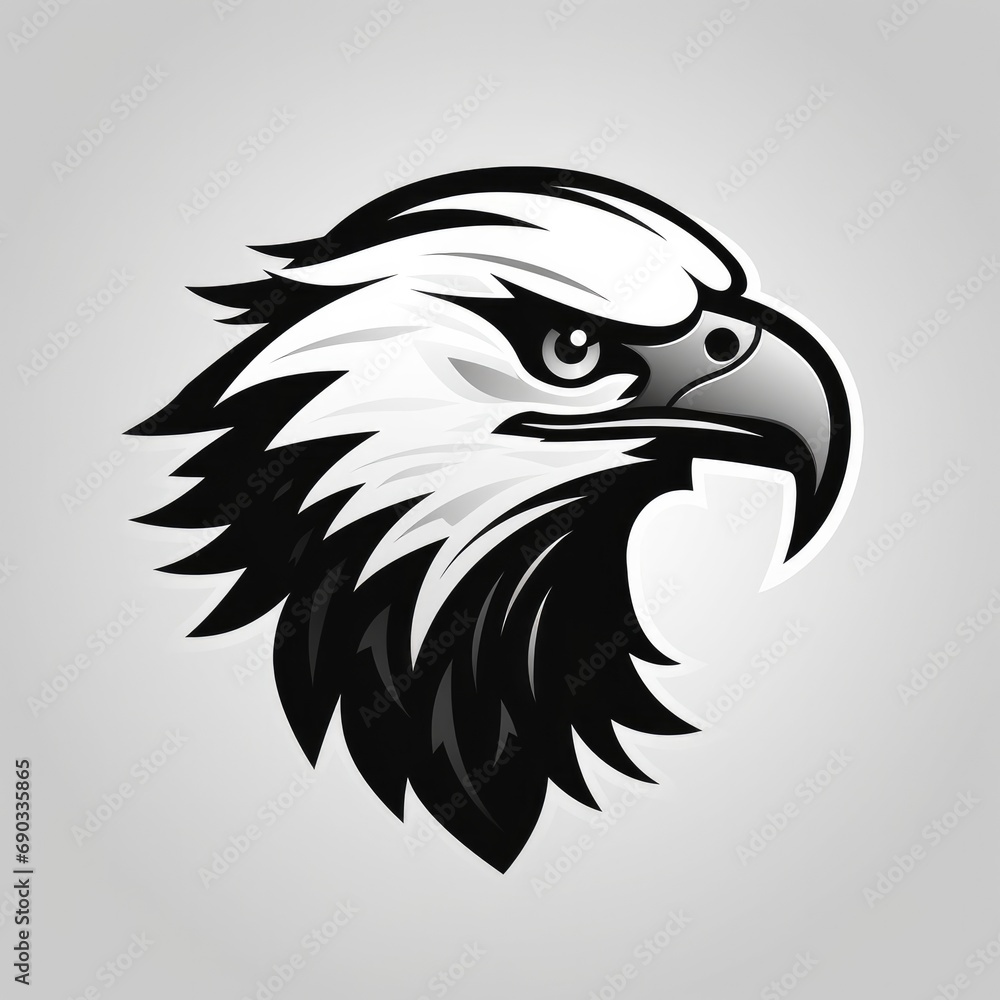 Obraz premium Eagle head illustration