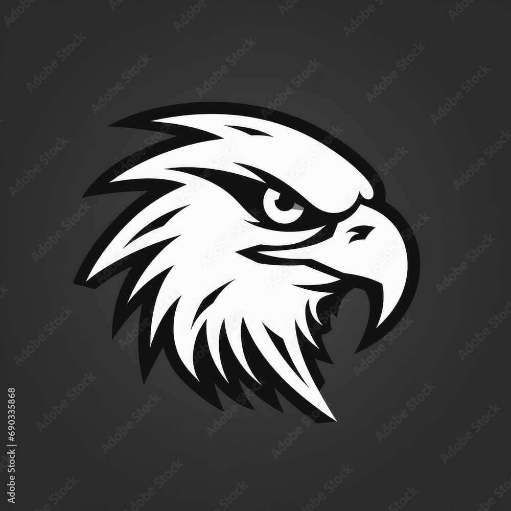 Obraz premium Eagle head illustration