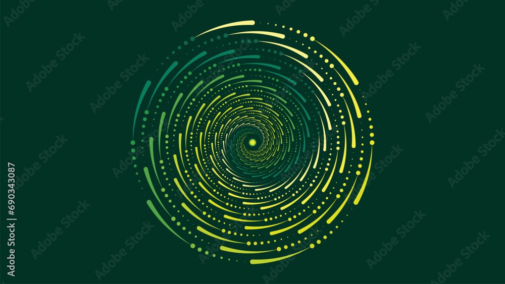 Abstarct spiral round green layer vortex style background in deep green. This creative style background can be used as a banner or wallpaper. Abstarct spiral round green layer vortex style background in deep green. This creative style background can be used as a banner or wallpaper.
