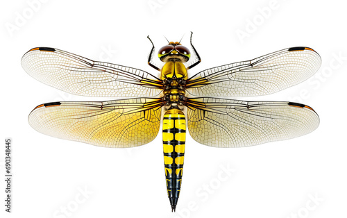 Dragonfly insect isolated on a transparent background. © Tayyab Imtiaz
