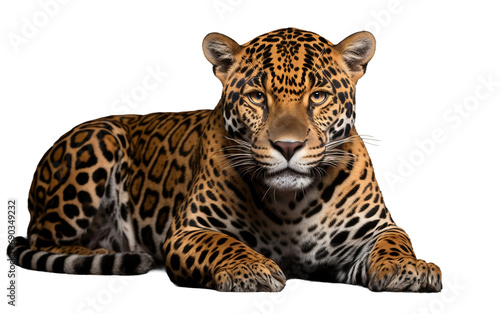 Jaguar isolated on a transparent background.