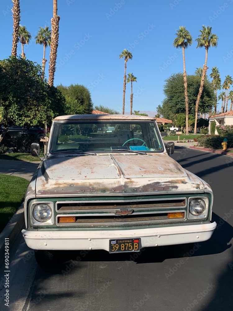 La Quinta, CA, USA 12/5/2023 Chevy C10 parked Stock Photo Adobe Stock