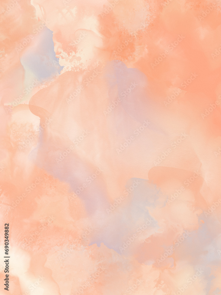 Peach fuzz color backdrop, abstract orange background, wallpaper