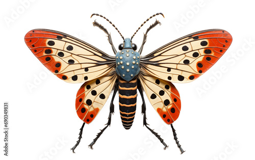 Lanternfly Insect isolated on a transparent background. photo